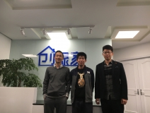 熱烈祝賀樂清楊總、尹總、王總成功加盟創(chuàng)綠家!