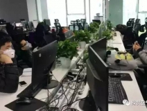 成都一公司邊裝修邊辦公，裝修味道嗆人 員工戴防毒面具辦公